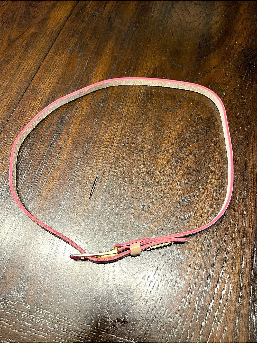Pink & Beige Ladies Belt